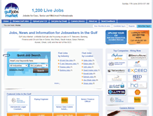 Tablet Screenshot of gulfjobsmarket.com